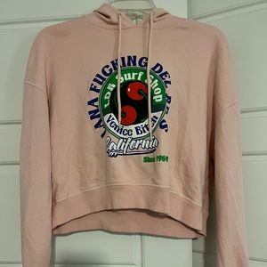 Lana Del Rey Surf Shop Cropped Hoodie